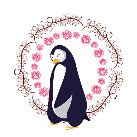 cute animal cartoonのイラスト素材
