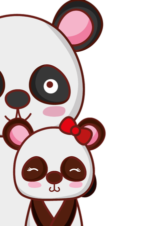 cute animal cartoonのイラスト素材