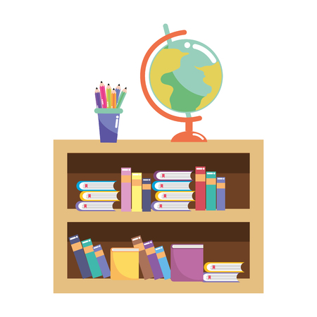 school study element cartoon vector illustration graphic designのイラスト素材