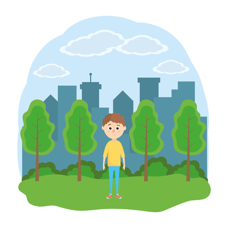 cute child cartoon vector illustration graphic designのイラスト素材
