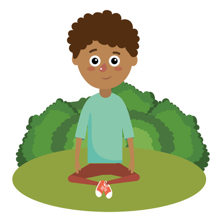 cute child cartoon vector illustration graphic designのイラスト素材