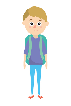 cute child cartoon vector illustration graphic designのイラスト素材