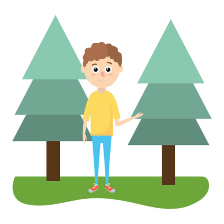 cute child cartoon vector illustration graphic designのイラスト素材