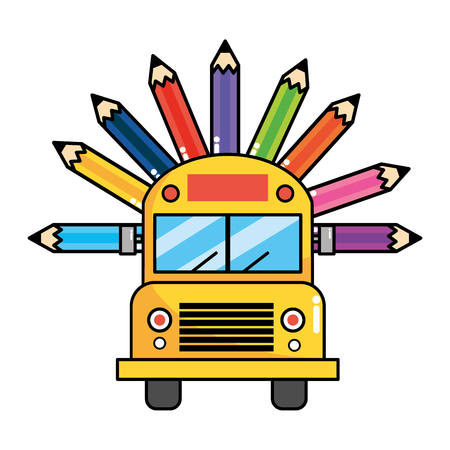 school study element cartoon vector illustration graphic designのイラスト素材
