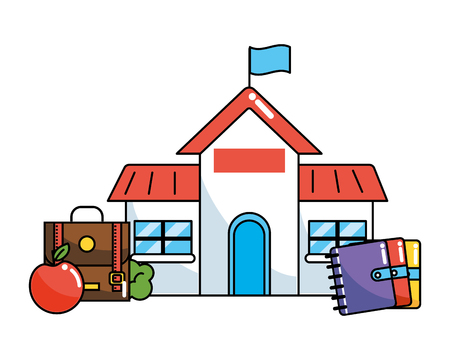 school study element cartoon vector illustration graphic designのイラスト素材