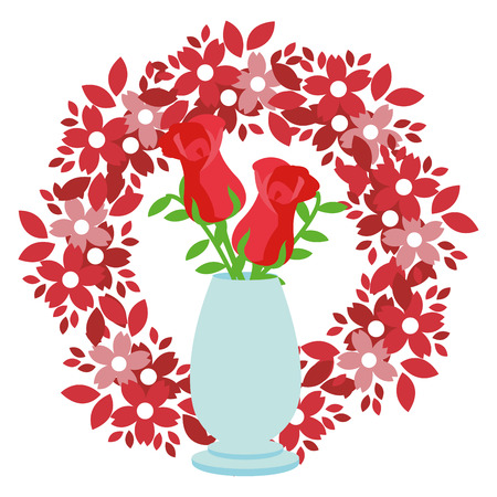 valentines day heart cartoon vector illustration graphic designのイラスト素材