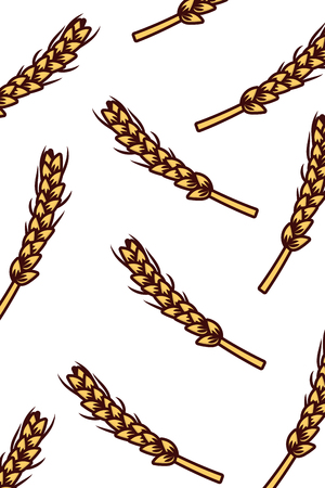 bakery food cartoon vector illustration graphic designのイラスト素材
