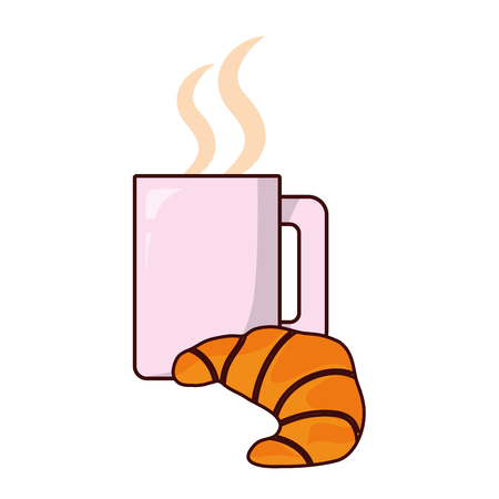 bakery food cartoon vector illustration graphic designのイラスト素材