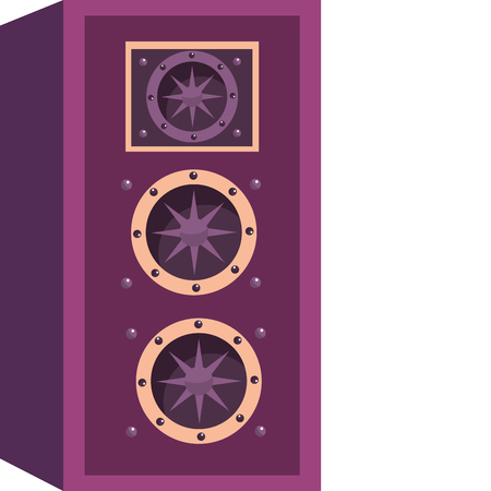 speaker box icon vector illustration graphic designのイラスト素材