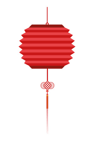 chinese red lanterns hanging vector illustration graphic designのイラスト素材