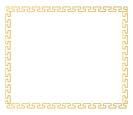 chinese decorative frameのイラスト素材