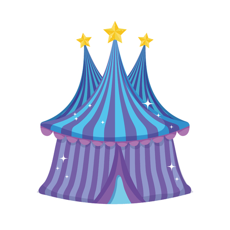 cute circus tent icon vector illustration designのイラスト素材