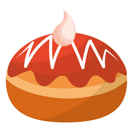 Donut bakery dessert isolated vector illustration graphic designのイラスト素材