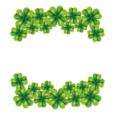 four leaf clover vector illustrationのイラスト素材