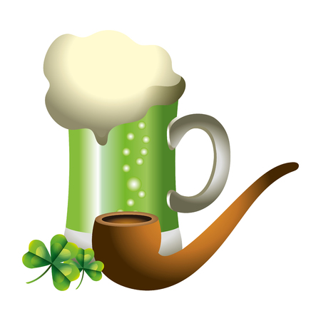 beer green gold coins vector ilustrationのイラスト素材