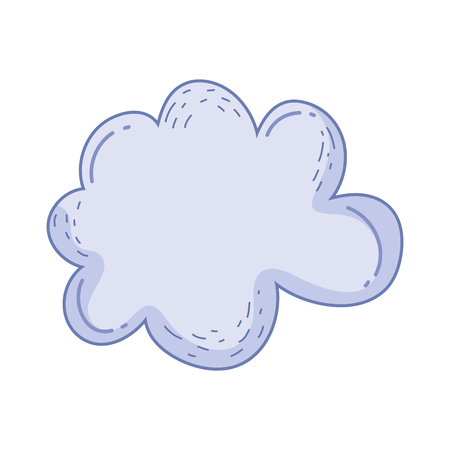 cute fairytale cloud icon vector illustration designのイラスト素材