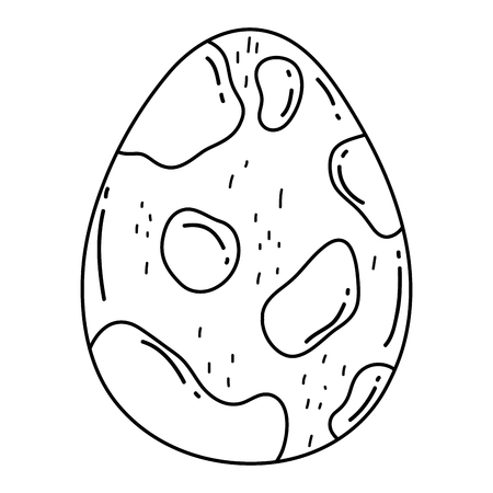 dinosaur egg isolated icon vector illustration designのイラスト素材