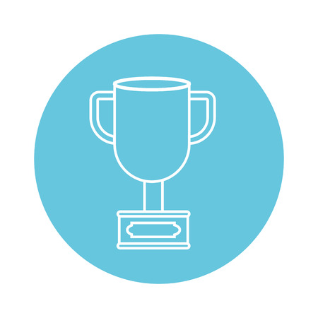 champion trophy cartoon vector illustration graphic designのイラスト素材
