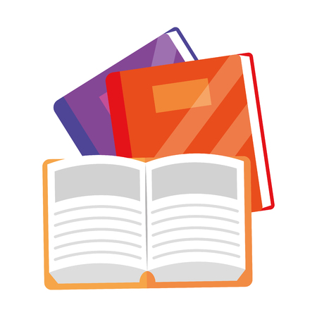 study elements books cartoon vector illustration graphic designのイラスト素材