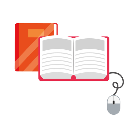 online education elements cartoon vector illustration graphic designのイラスト素材