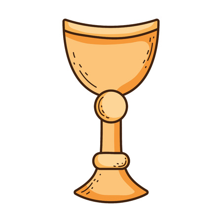 sacred chalice religious iconのイラスト素材