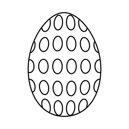 easter egg cartoon vector illustration graphic designのイラスト素材