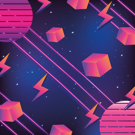 geometrical futuristic backgroundのイラスト素材