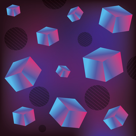 geometrical futuristic backgroundのイラスト素材