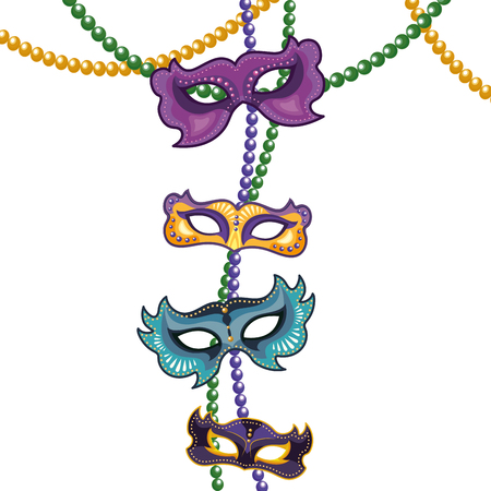 masks and beadsのイラスト素材