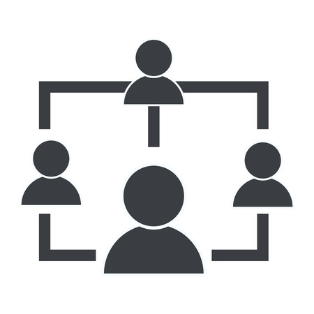 business social network people pictogram cartoon vector illustration graphic designのイラスト素材