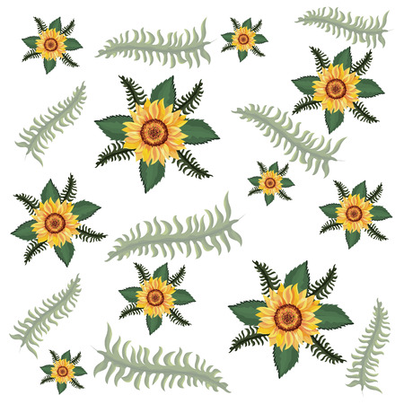 Floral spring background pattern vector illustration graphic designのイラスト素材