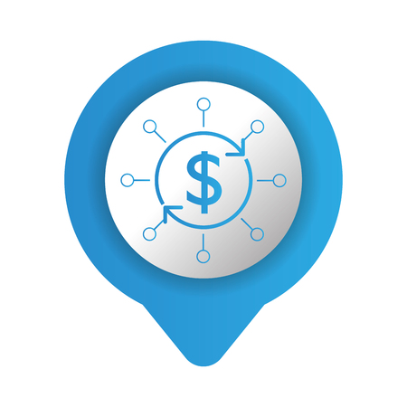 saving money icon infographic layout cartoon vector illustration graphic designのイラスト素材