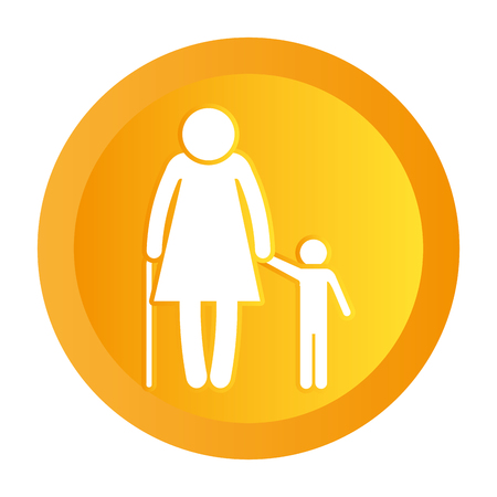 woman pictogram cartoonのイラスト素材