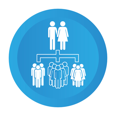 people business social network pictogram cartoon vector illustration graphic designのイラスト素材