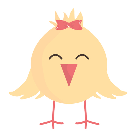 little chick easter character vector illustration designのイラスト素材