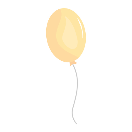balloon helium floating icon vector illustration designのイラスト素材