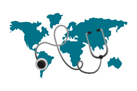 World saving eco cartoonのイラスト素材