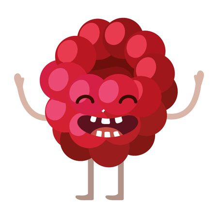 Delicious tasty fruit cartoonのイラスト素材