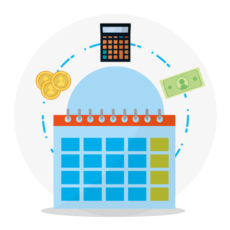 Personal finance cartoonのイラスト素材