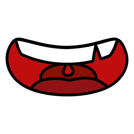 Laugh smile cartoonのイラスト素材