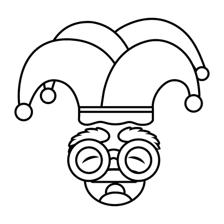 April fools day cartoonのイラスト素材