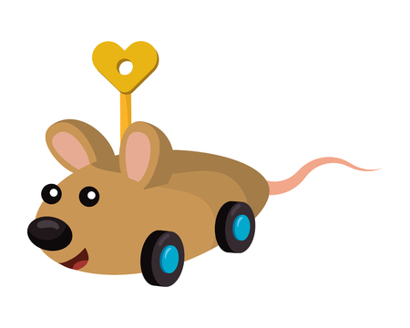 Mouse toy cartoonのイラスト素材