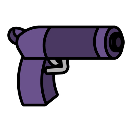 Toy gun cartoonのイラスト素材