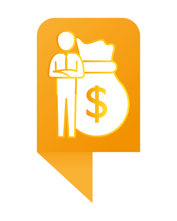 Man pictogram cartoonのイラスト素材