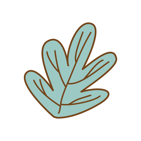 Beautiful leaf ecology iconのイラスト素材