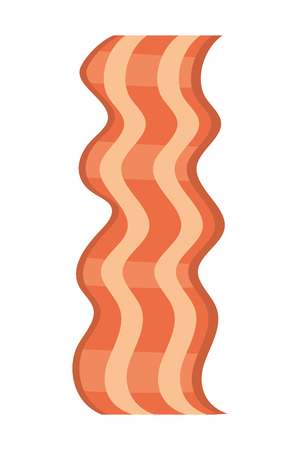 Delicious tasty bacon cartoonのイラスト素材