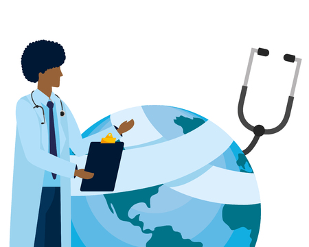 healthcare medical cartoonのイラスト素材