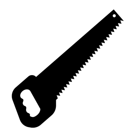 construction architectural tool saw cartoon vector illustration graphic designのイラスト素材