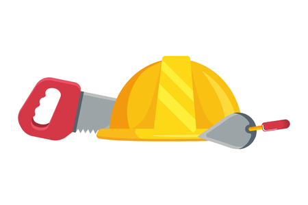 construction architectural tools cartoon vector illustration graphic designのイラスト素材