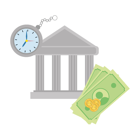 saving money finance elements cartoon vector illustration graphic designのイラスト素材